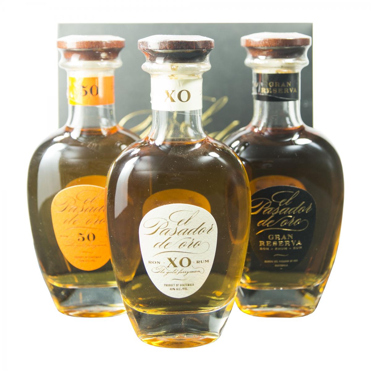 Coffret Rhum El Pasador de Oro